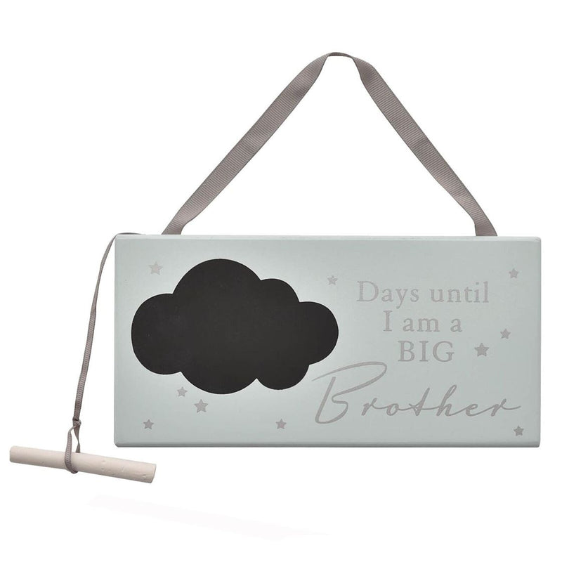 Hanging Countdown Plaque '.... Days Until i'm a Big Brother' with Chalk