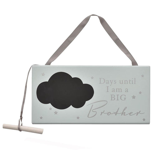 Hanging Countdown Plaque '.... Days Until i'm a Big Brother' with Chalk