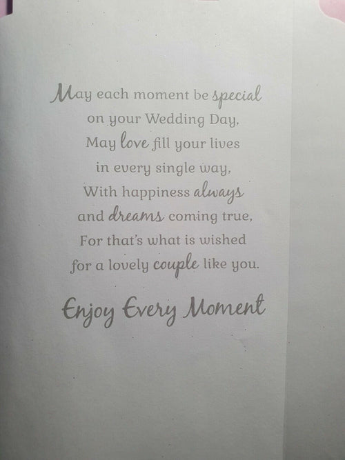 Mr and Mrs congratulations couple wedding card