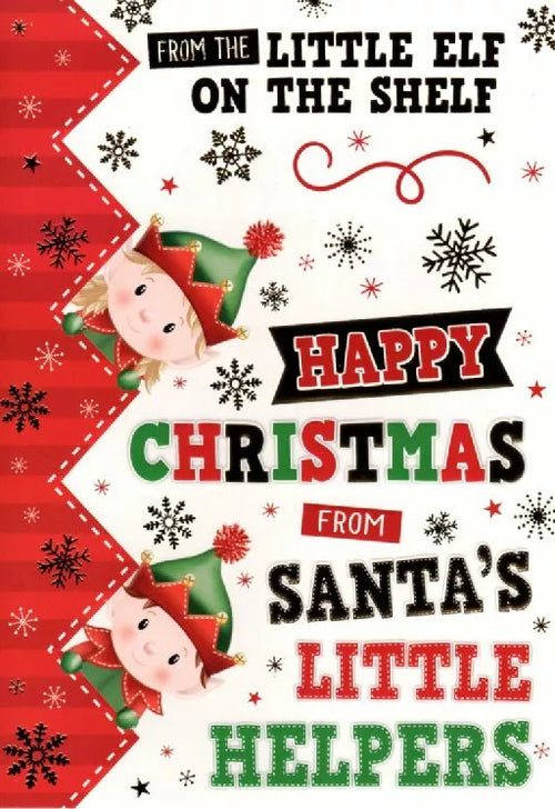 Little Elf On The Shelf Greeting Card ~ From The Little Elf On the Shelf