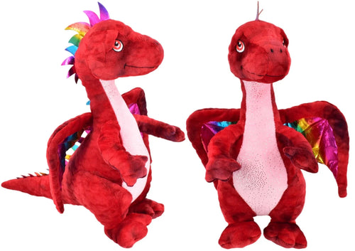 30cm Plush Dragon Rainbow Wings  one