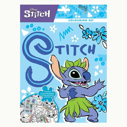 Disney Stitch Colouring Set
