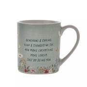 Cottage Garden Lovliest Mum Wild Flower & Bee Design Mug
