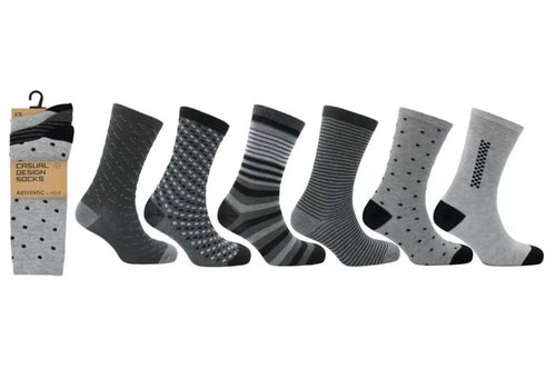 Mens Art-2800 pairs Design Lycra Cotton U- Wear Casual Design Shoe Socks  pack six