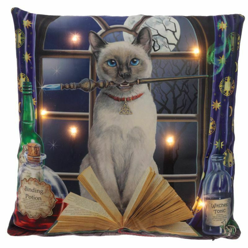 Lisa Parker Hocus Pocus Cat - LED cushion