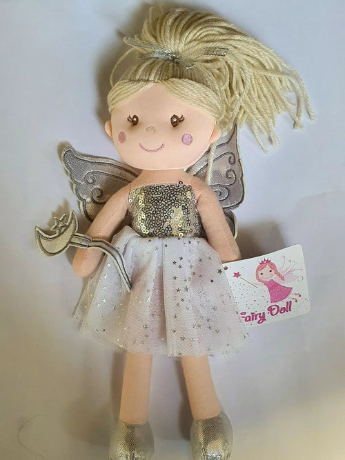 FAIRY DOLL RAG DOLL A Dolly   silver