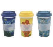 OFFICIAL VAN GOGH ART WORK RPET RECYCLED PLASTIC TRAVEL MUG CUP one at random