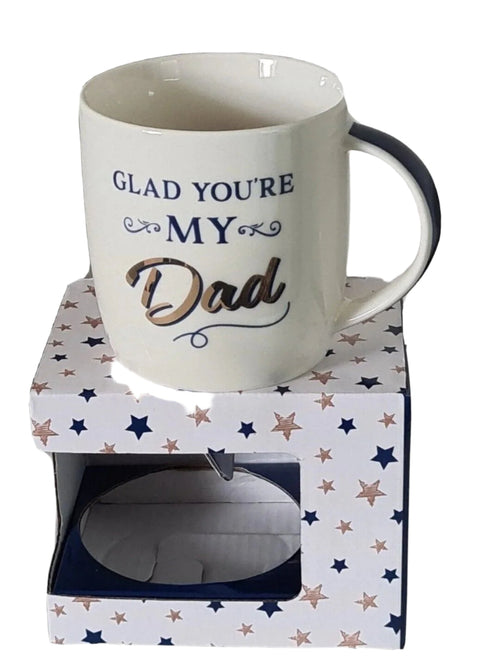 Glad You're My Dad Mug
