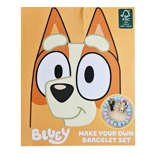 Bluey & Bingo Make Your Own Bracelet Set Arts Crafts Charms Girls Pack Of 2  random