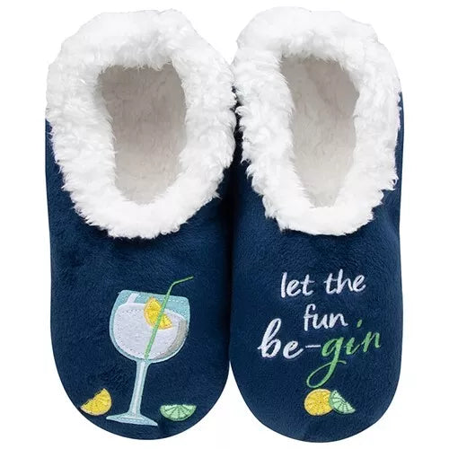 Snoozies! Let The Fun Be-Gin Ladies medium    5/6Super Soft Non Slip
