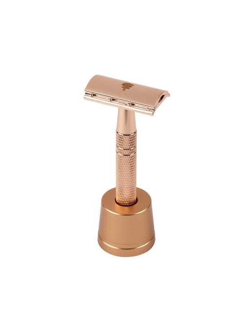 Safety Razor Stand | Rose Gold, Black & Silver