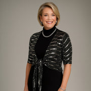 Sparkly Sequin 1/2 Sleeve Bolero / Shrug