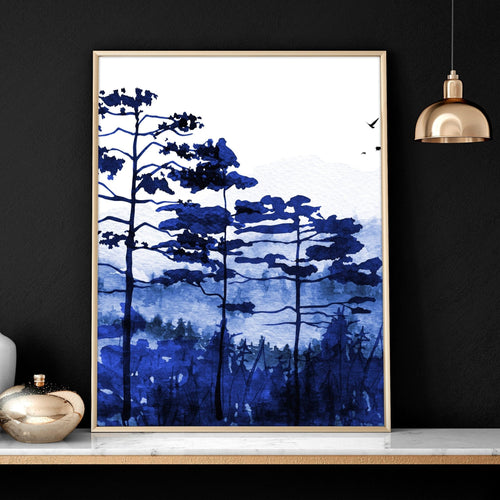 Scandi art prints | set of 3 Bedroom wall art