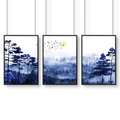Scandi art | set of 3 wall art prints