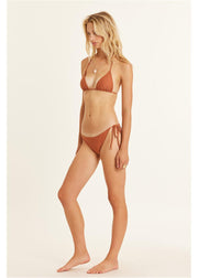 Sisstr Seeker Solid Skimpy Tie Side Swim Bottom
