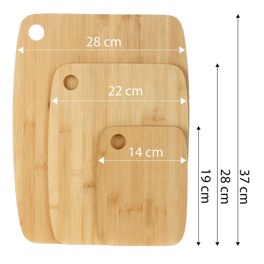 Set of 3 Bamboo Cutting Boards