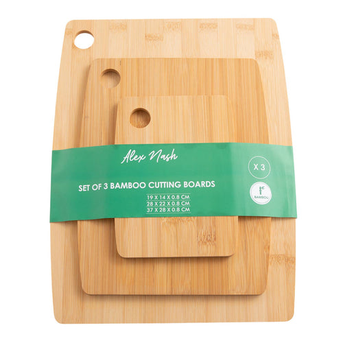 Set of 3 Bamboo Cutting Boards