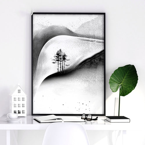 Set of Three Framed Wall Art | Set of 3 Asian Inspired Wall art Prints