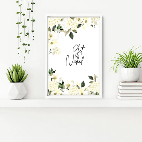Wall art bathroom | set of 3 framed bathroom prints