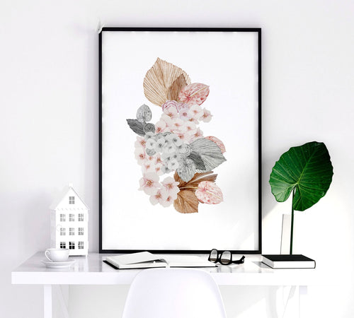 Shabby chic bedroom | set of 3 wall art prints