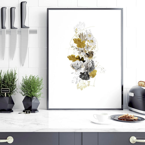 Kitchen Wall Art – Shabby Chic Set of 3 Prints | AboutWallArt