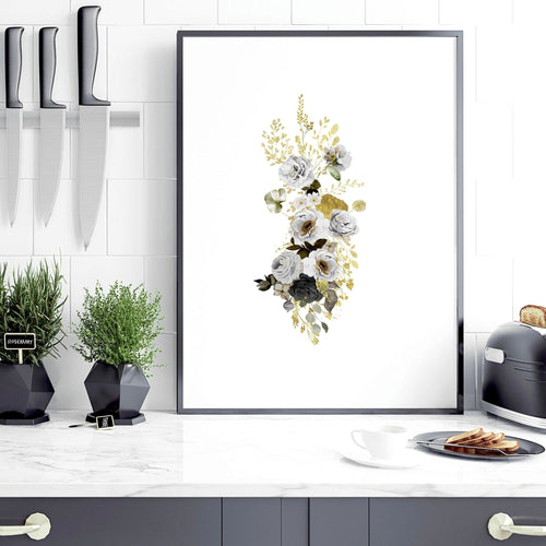 Kitchen Wall Art – Shabby Chic Set of 3 Prints | AboutWallArt