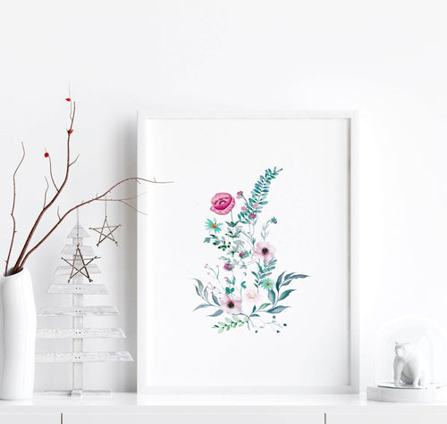 Prints for bedroom walls | set of 3 Shabby Chic wall art