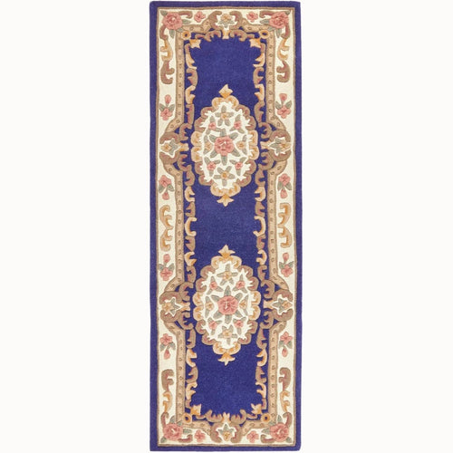 Shensi Navy Medallion Rug