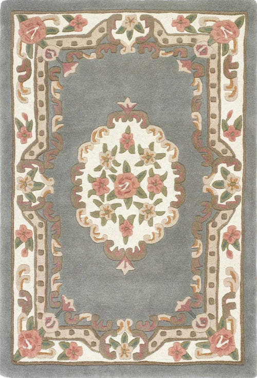 Shensi Grey Medallion Rug