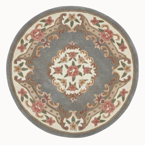 Shensi Grey Medallion Rug