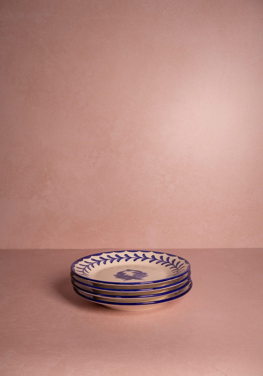 Pandora Side Plate, Cobalt Blue Set of 4