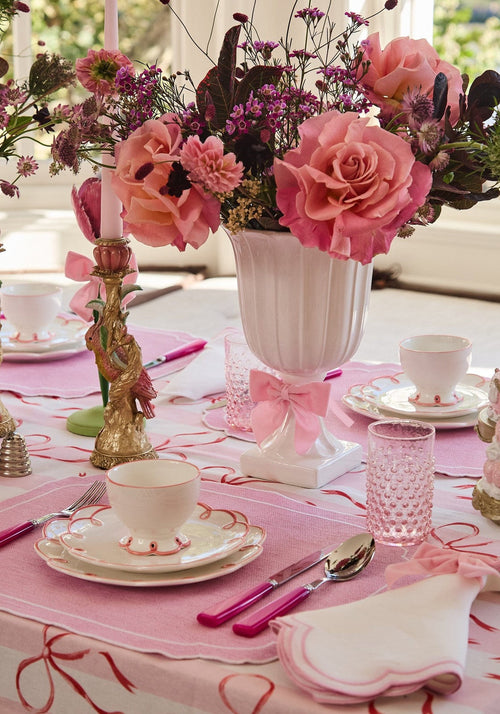 Pretty In Pink Scalloped Nibbles Bowl - Set of 4