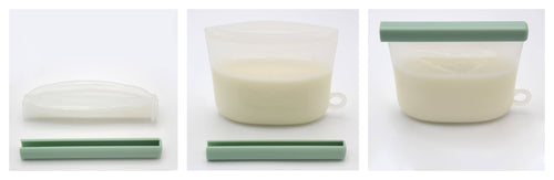 Silicone Breastmilk Storage Bags – Reusable, Leak-Proof (Pack of 5)