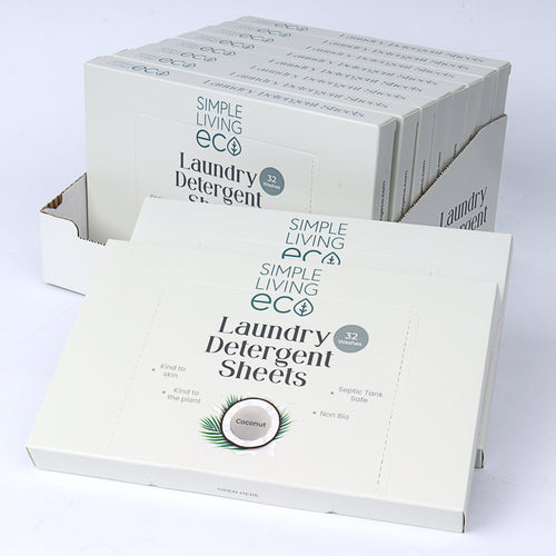 Simple Living Eco Laundry Detergent Sheets | 32 Washes | Made In UK