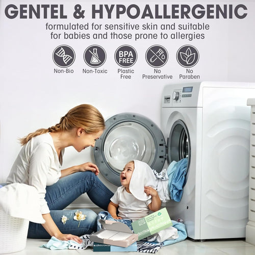Simple Living Eco Laundry Detergent Sheets | 32 Washes | Made In UK