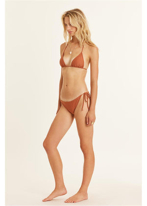 Sisstr Seeker Solid Skimpy Tie Side Swim Bottom