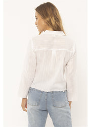 Sisstrevolution Island Tides woven top