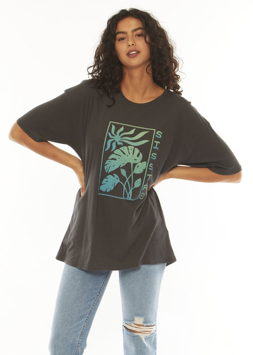 Sisstr Jungle Sky SS Oversized Knit Tee