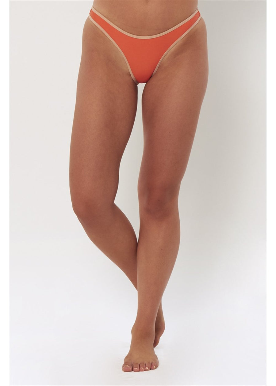 Sisstrevolution Solid Sulu Skimpy Bottom Swim