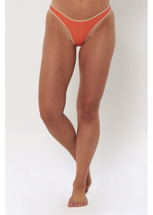 Sisstrevolution Solid Sulu Skimpy Bottom Swim