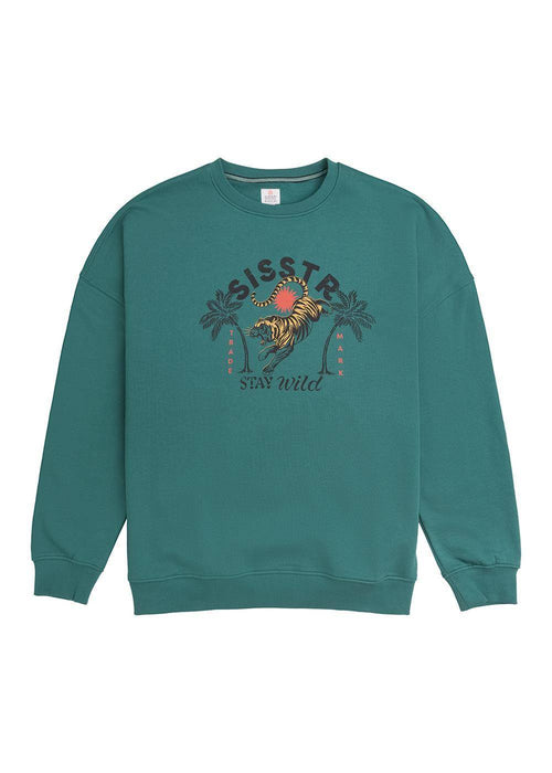 Sisstr Stay Wild Crew Fleece