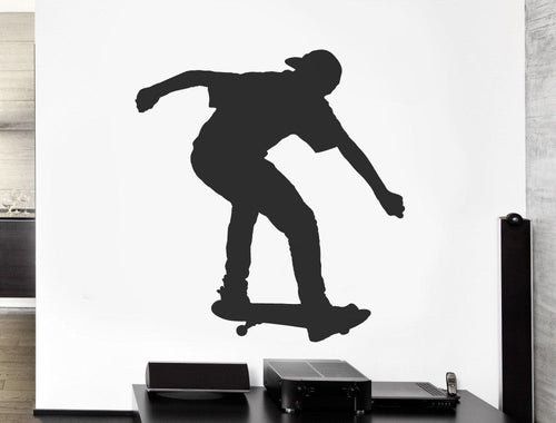 Skater Wall Sticker | Skateboard Wall Art