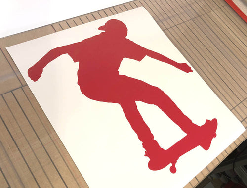 Skater Wall Sticker | Skateboard Wall Art