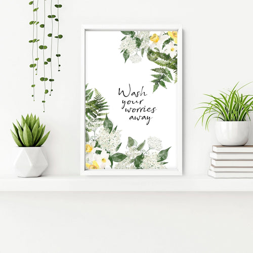 Pictures for Bathrooms – Set of 2 Wall Art Prints