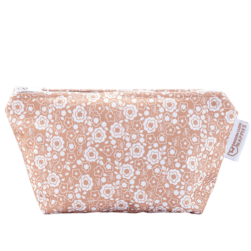 Small Reusable Cloth Wipe & Sanitary Bag - Bloom