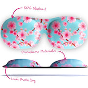 Contoured 3D Blackout Sleep Mask - Cherry Blossom Print