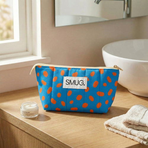 Padded Make-Up Bag, Capri Pop