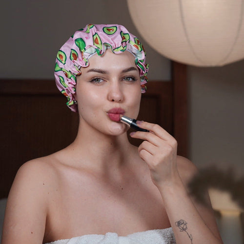 Shower Cap - Avocado Print