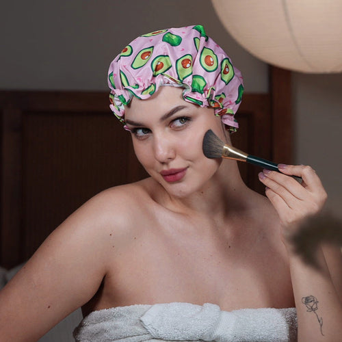 Shower Cap - Avocado Print
