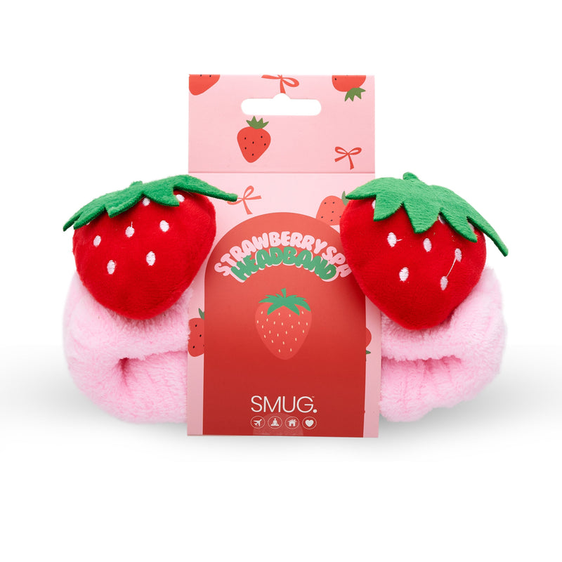 Novelty Spa Headband - Strawberry